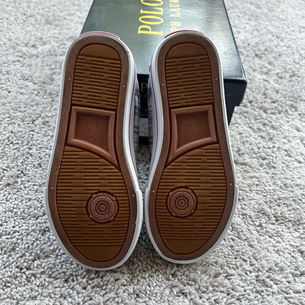 Polo by Ralph Lauren Kids' Black and White Sneakers - Picture 3 of 3